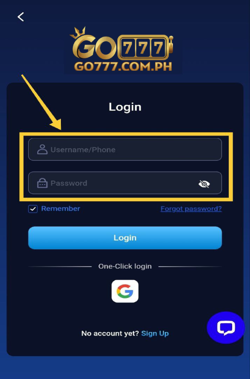 GO777 CASINO LOGIN