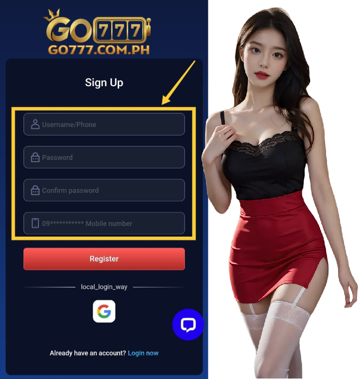 GO777 CASINO REGISTER