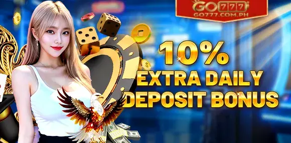 10% Extra Daily Deposit Bonus